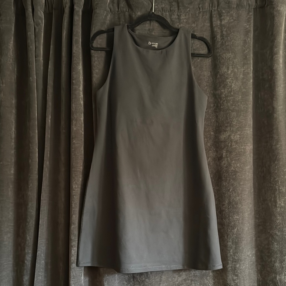 Aerie Offline  Black Sleeveless Dress
